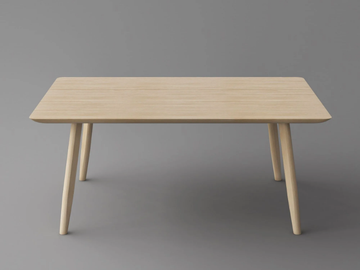 AETAS - Rectangular solid wood table by Vitamin Design - view 3